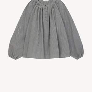 문달 제인 블라우스 (그레이 스트라이프)