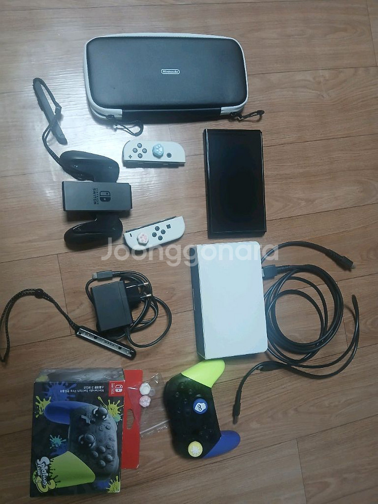닌텐도 스위치 OLED 본체 + 프로콘 세트--3