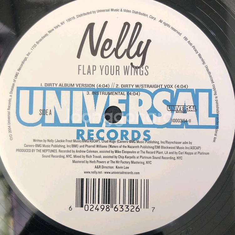 Nelly-Flap Your Wings / My Pla--4