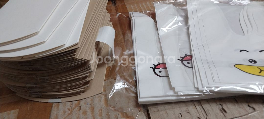 반달상자 선물포장 캐릭터포장지--1