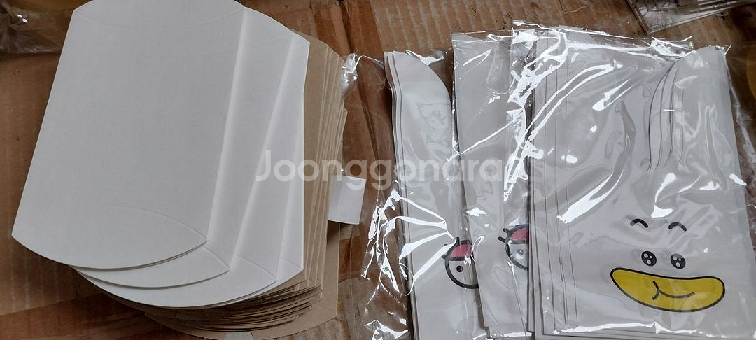 반달상자 선물포장 캐릭터포장지--0