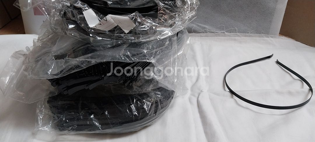 철제머리띠 삼각똑딱핀 부자재--1