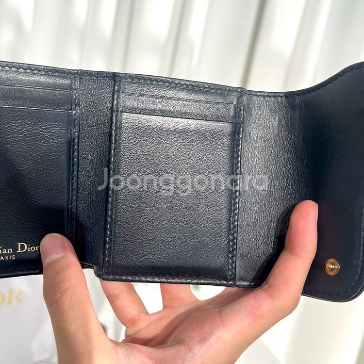 [풀구성]디올 새들 로투스 반지갑--4