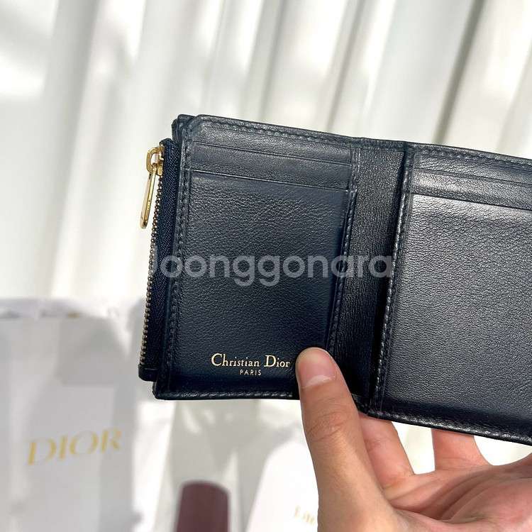 [풀구성]디올 새들 로투스 반지갑--3