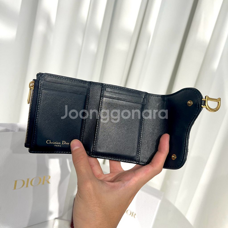 [풀구성]디올 새들 로투스 반지갑--2