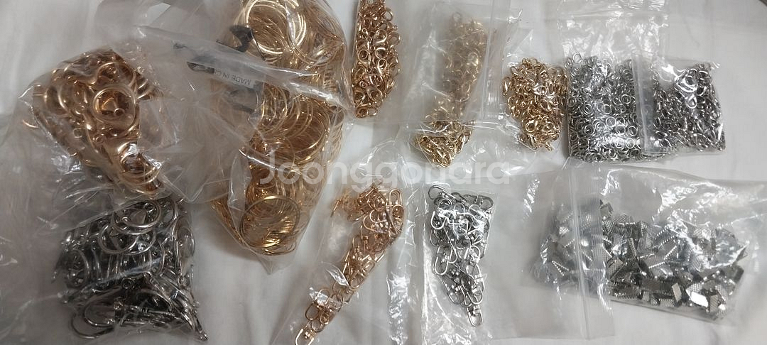키링고리 레이스캡 부자재 처분--0