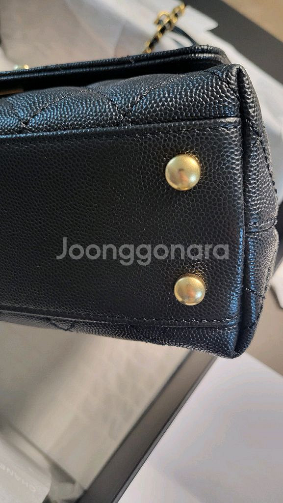 샤넬 코코핸들 스몰(현 미듐)--6