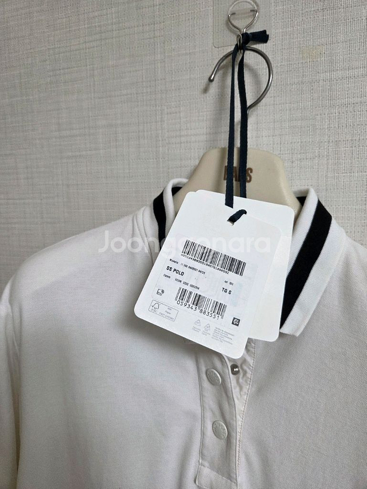 몽클레어 로고 패치 반팔티셔츠--5