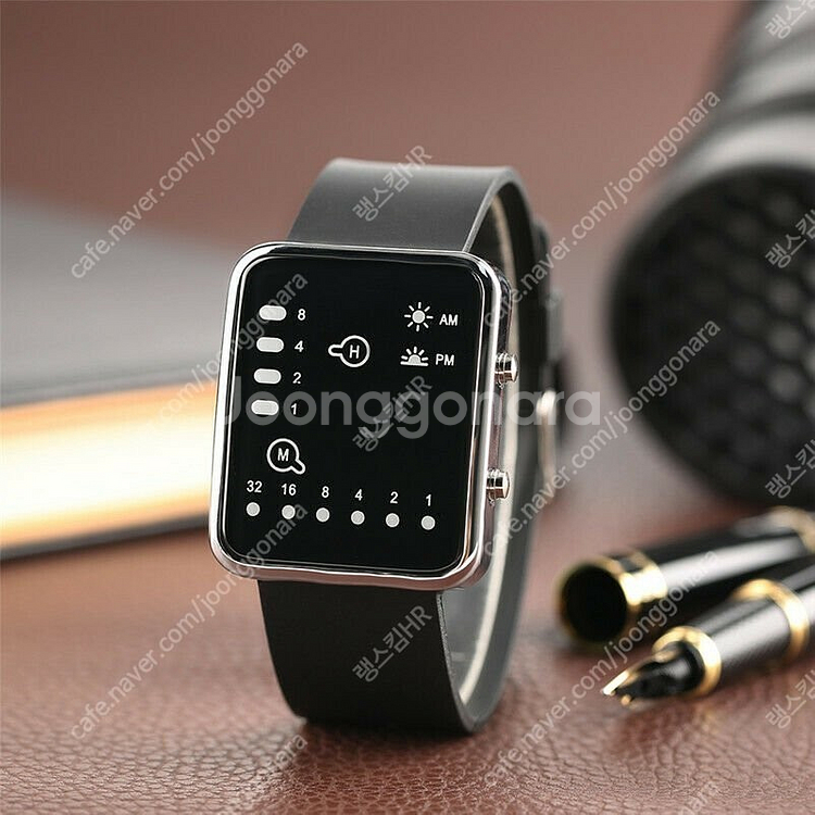 새 학습용 디지털 LED 손목 시계 실리콘 방수--2