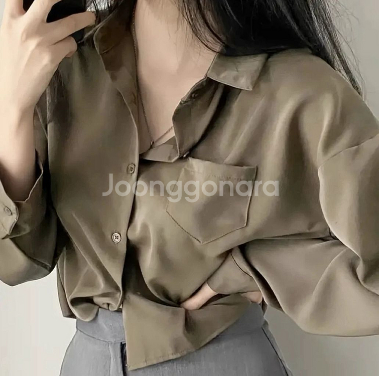 간절기 여성 셔츠--0