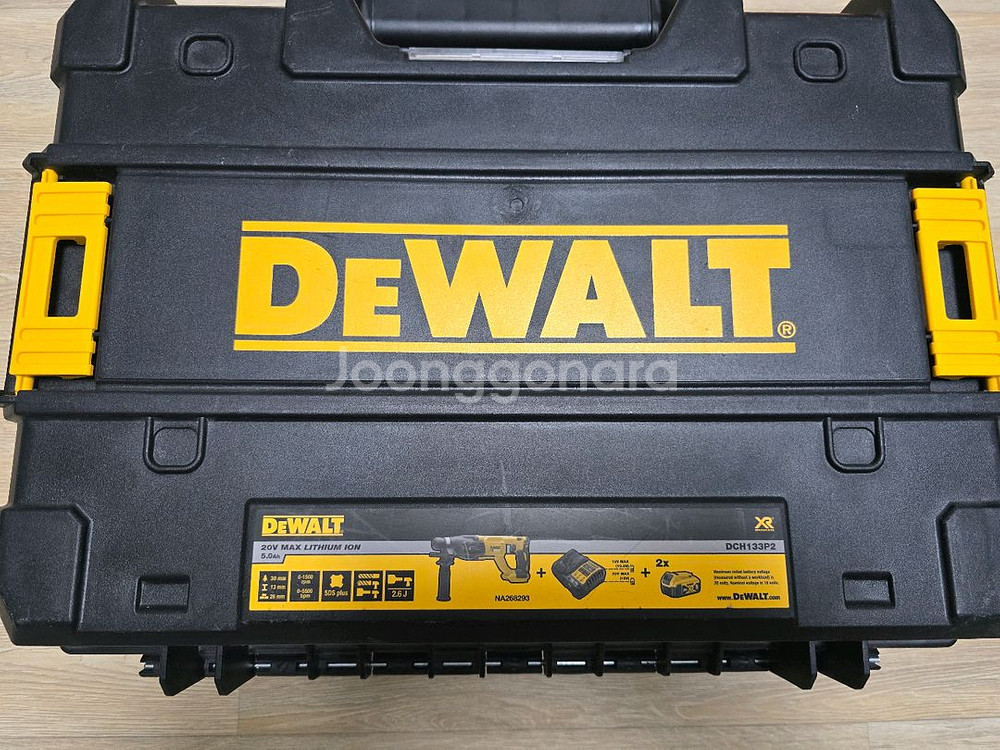 디월트 20V 5.0Ah 충전 로타리 해머드릴 세트--0
