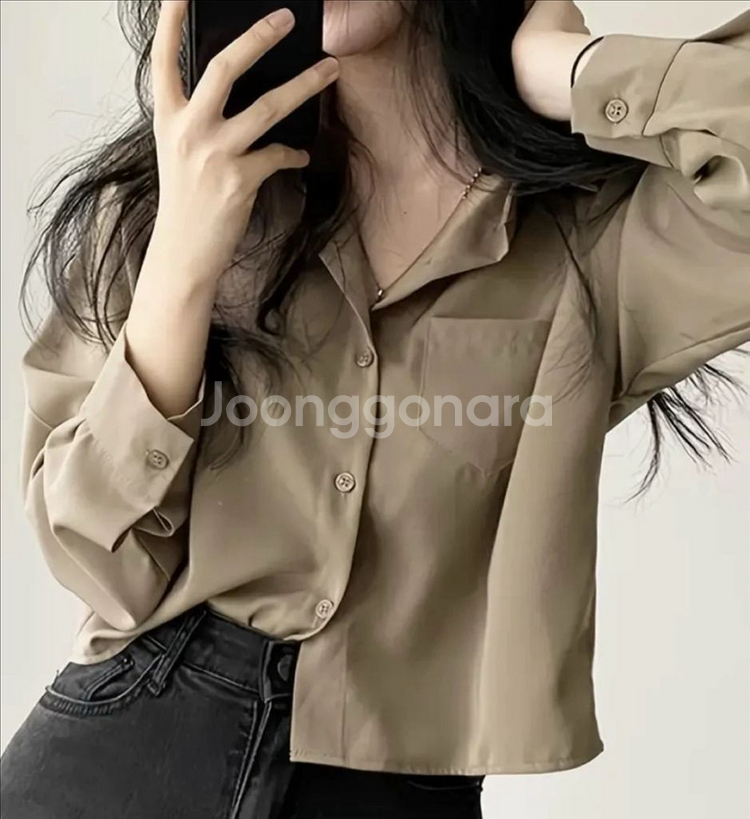 간절기 여성 셔츠--3