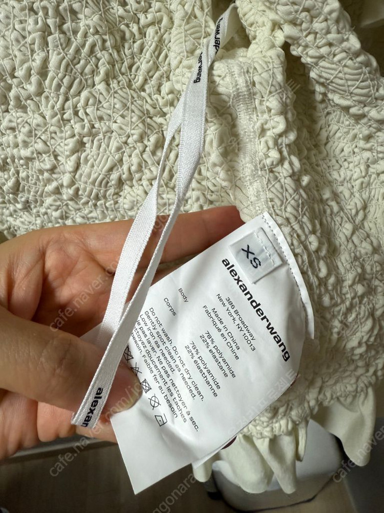 ALEXANDERWANG 스모크 러플 엣지 자켓--5