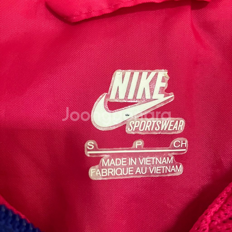 나이키 블루 윈드러너 바람막이 자켓(S)--4