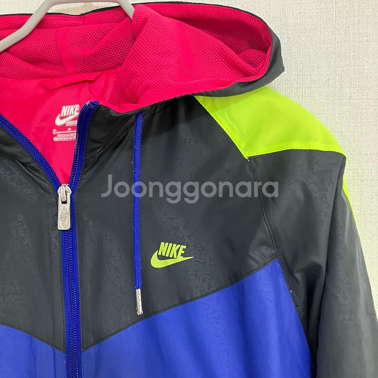 나이키 블루 윈드러너 바람막이 자켓(S)--1