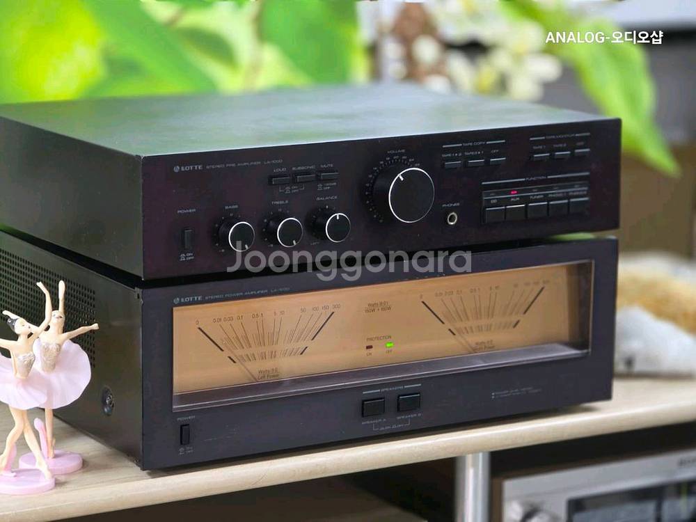 롯데 LA1200 프리파워앰프 세트--4