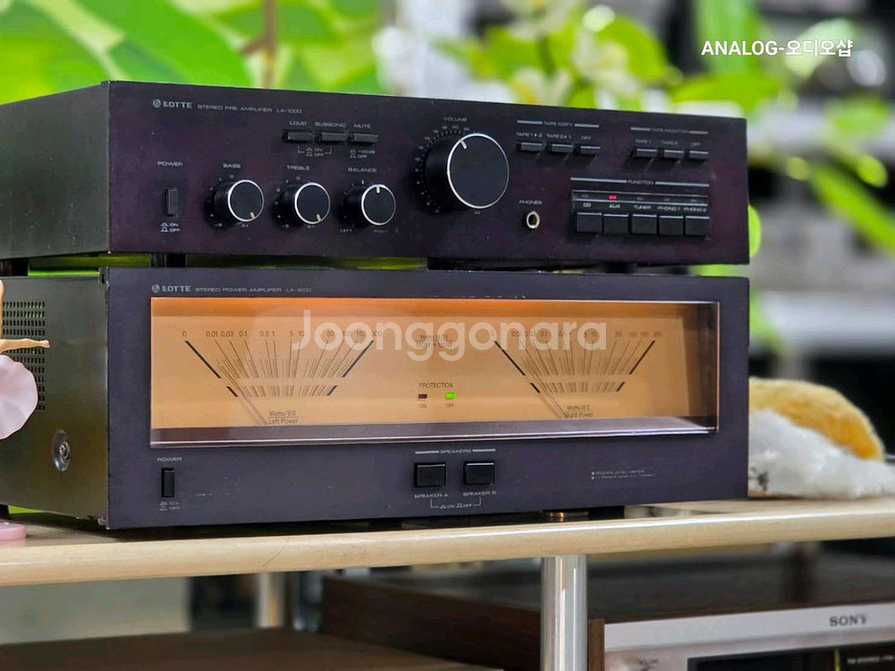 롯데 LA1200 프리파워앰프 세트--6