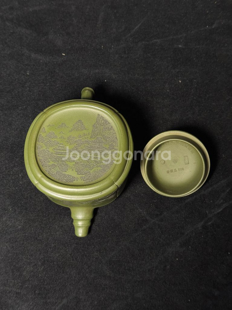 1988년 세계도예박람회 금상 진상품 녹자사 자사호세트--7