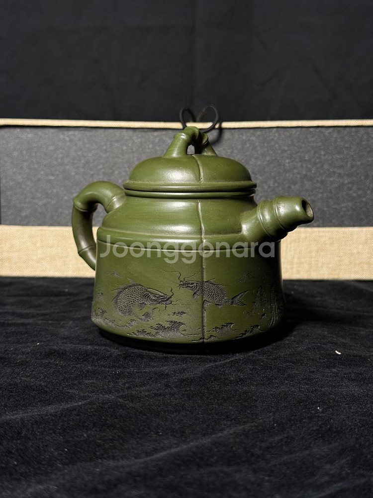 1988년 세계도예박람회 금상 진상품 녹자사 자사호세트--5