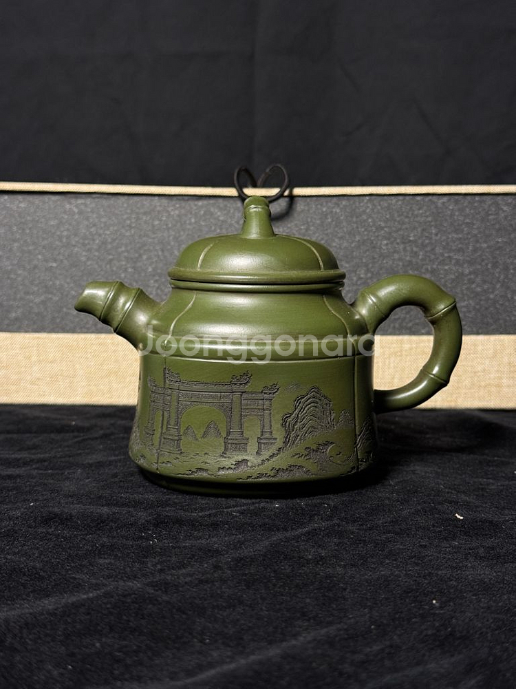 1988년 세계도예박람회 금상 진상품 녹자사 자사호세트--3