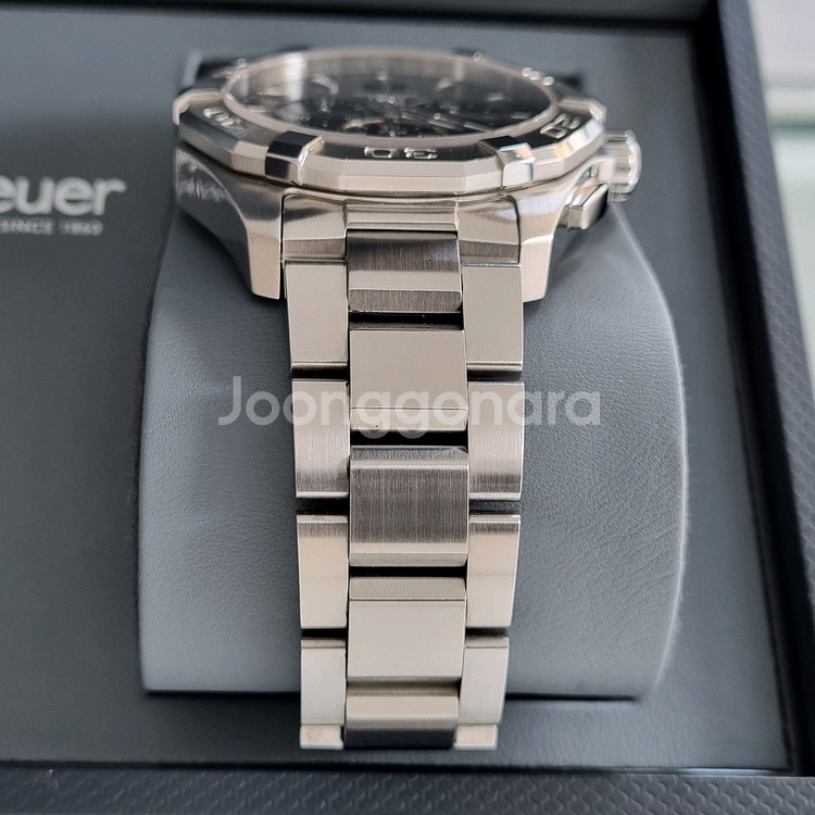 태그호이어 아쿠아레이서 크로노 쿼츠 43mm--1