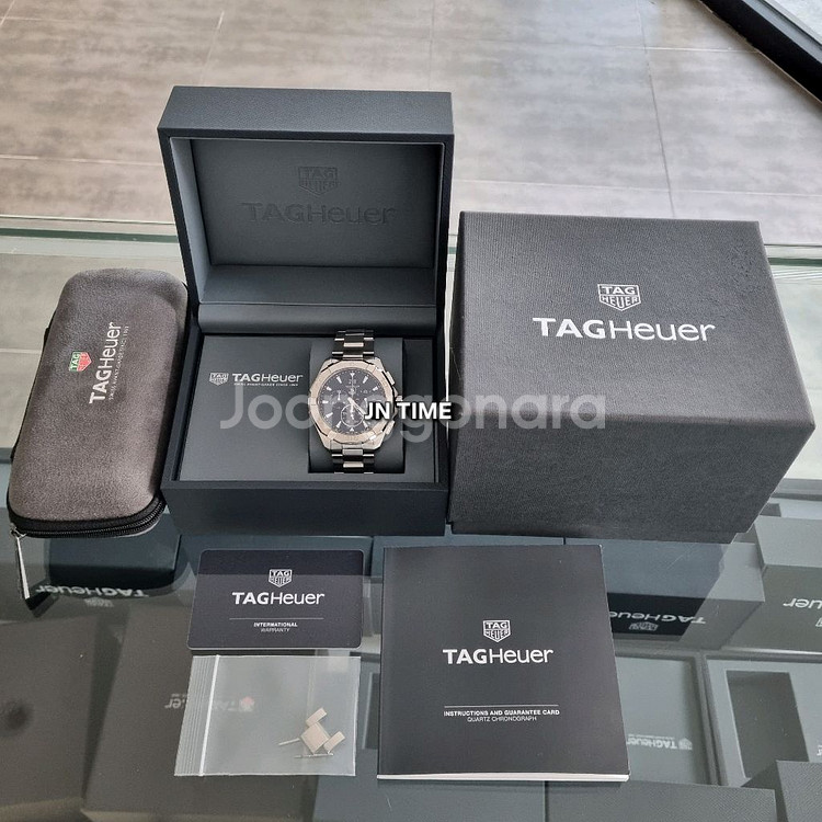 태그호이어 아쿠아레이서 크로노 쿼츠 43mm--8