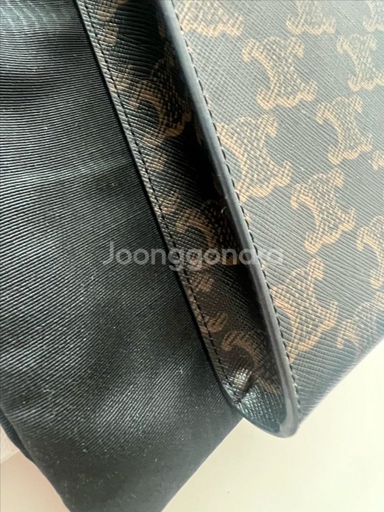 셀린느 트리옹프 캔버스 휴대용 파우치--4