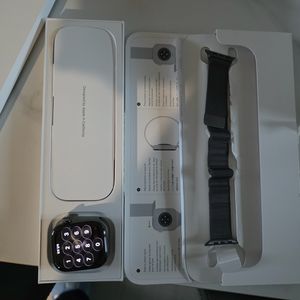 애플워치 10 46mm 티타늄 슬레이트 밀레니즈루프