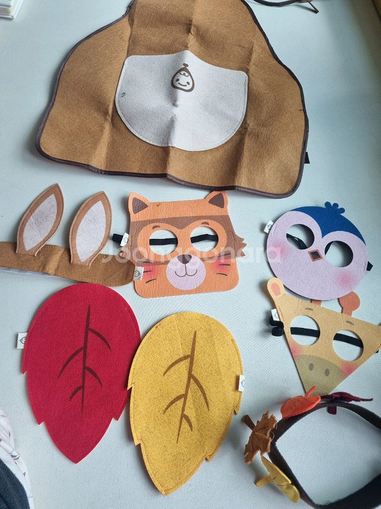 유아 가을 코스튬 놀이 가면놀이 장난감--0