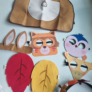 유아 가을 코스튬 놀이 가면놀이 장난감