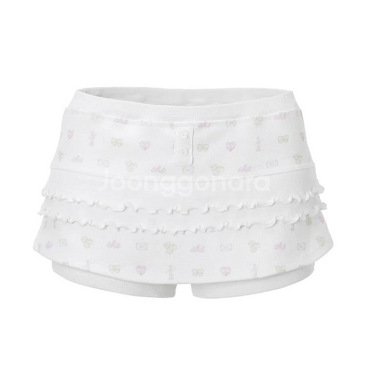 쓰리타임즈 sweet tht skirt shorts--0
