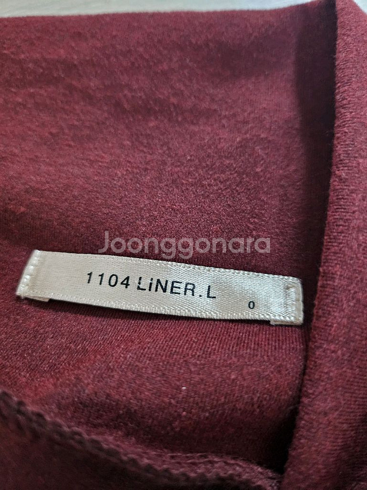 슈퍼린짱 벤틀리 버건디 0사이즈--2