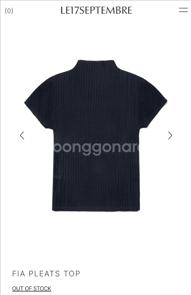 le17septembre 르917 신상 플리츠 탑 36--0