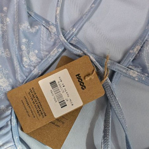 후그 로코코 파스텔마린 미들컷 크로스 타이 28사이즈