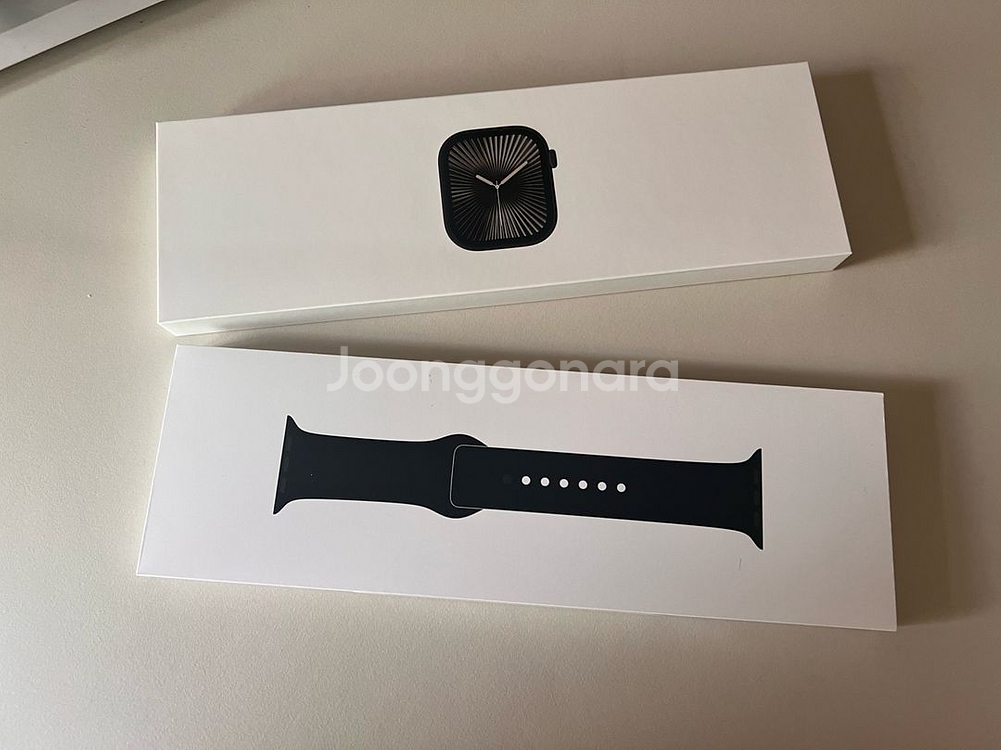 애플워치 시리즈 10 티타늄 슬레이트 42mm--0