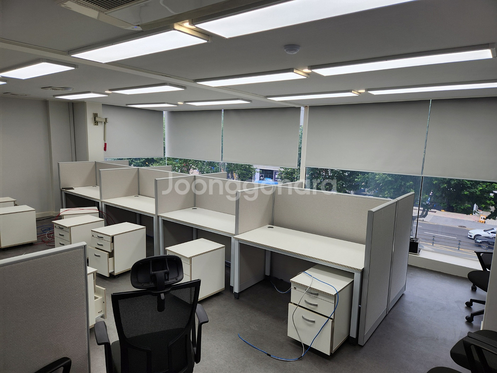 [신품]사무용책상 화이트 강남전시장 사무용가구--5