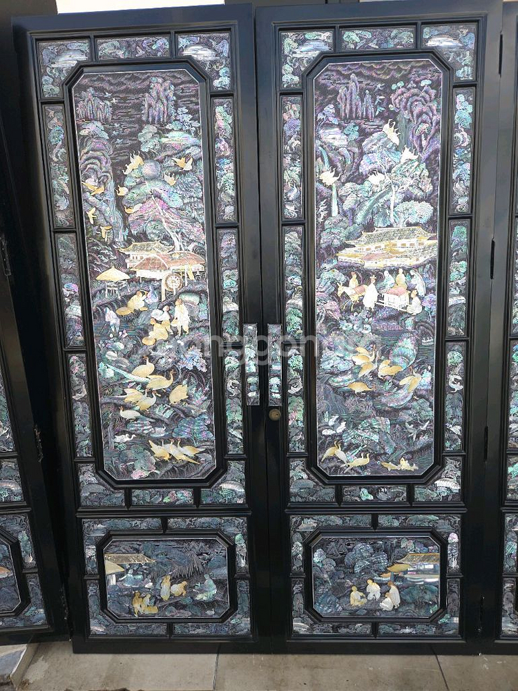 나전칠기 문짝6--2