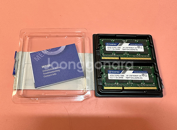 타임택 TIMETEC 맥용 메모리 8GB--1