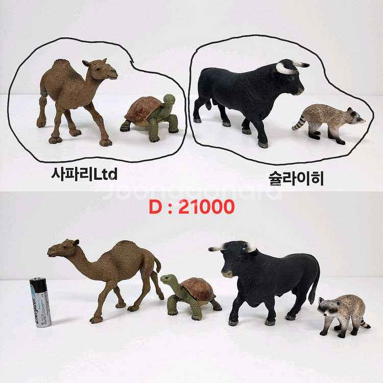 슐라이히/사파리Ltd 동물 피규어 판매해요--3