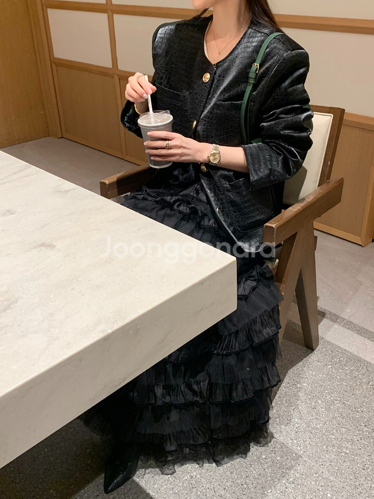바이씨니 악어자켓--0
