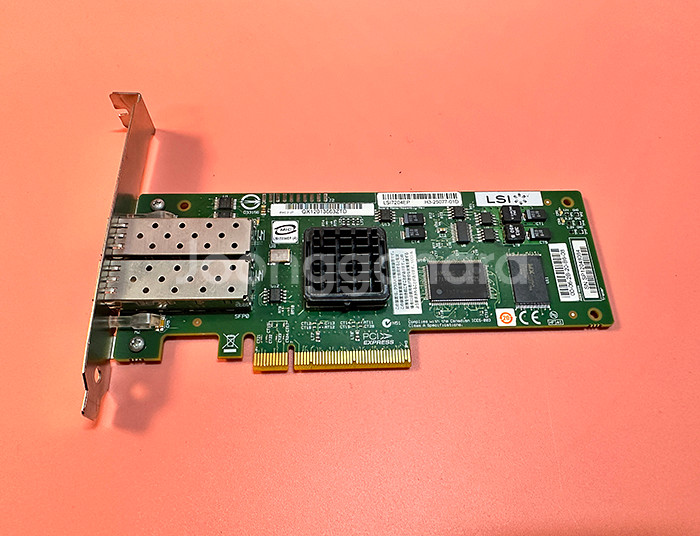 LSI PCI-E 듀얼포트 4GB FC 파이버채널 카드--0