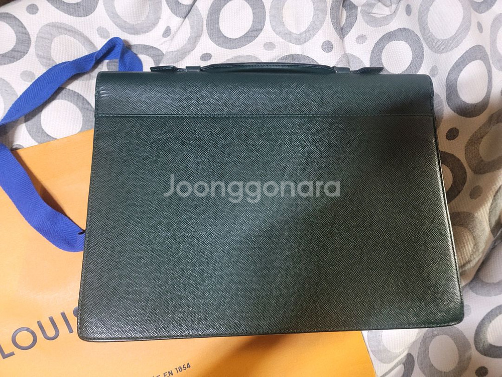 루이비통 정품 가죽 서류 가방 남성용 브리프케이스--3