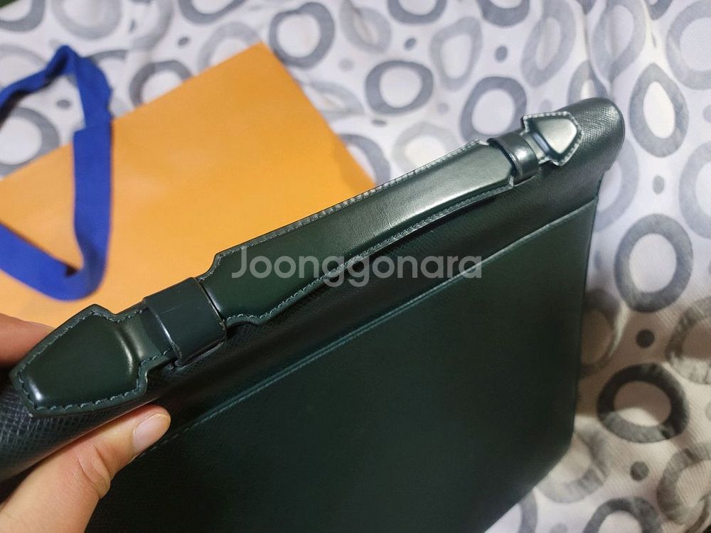 루이비통 정품 가죽 서류 가방 남성용 브리프케이스--4