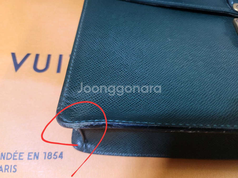 루이비통 정품 가죽 서류 가방 남성용 브리프케이스--7