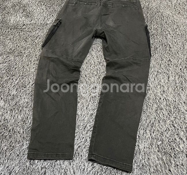 스톤아일랜드 흑청 카고바지 카고팬츠 34인치--2