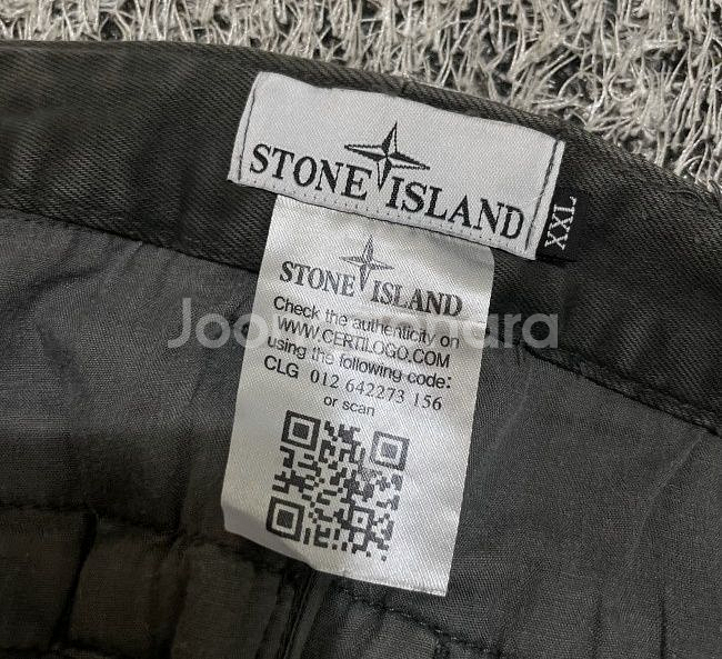 스톤아일랜드 흑청 카고바지 카고팬츠 34인치--3