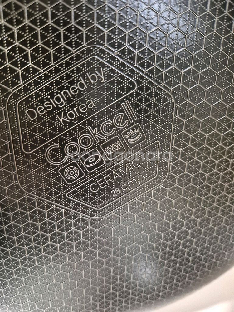 쿡셀 세라믹 프라이팬 28cm 미사용새상품--3