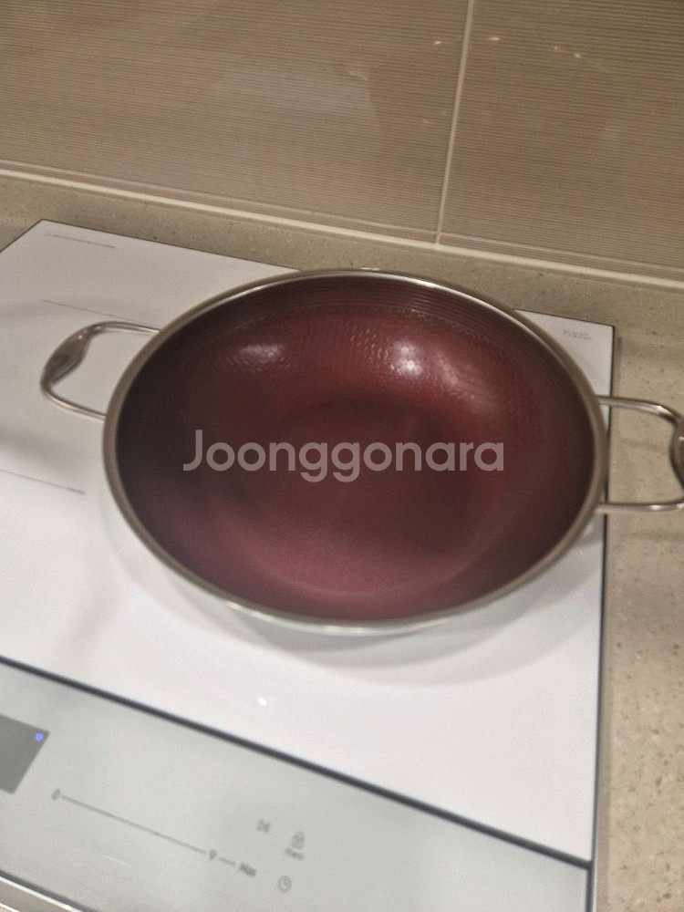 쿡셀 세라믹 28센치 파티웍냄비 미사용새상품 택포--2