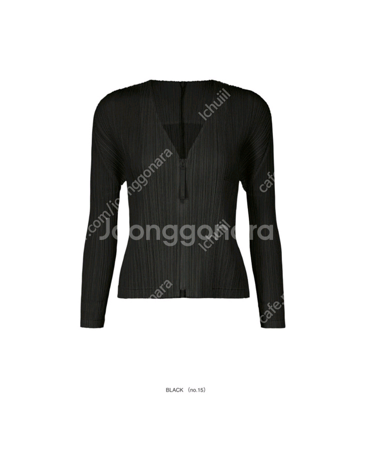 플리츠플리즈 집업 자켓,가디건--5