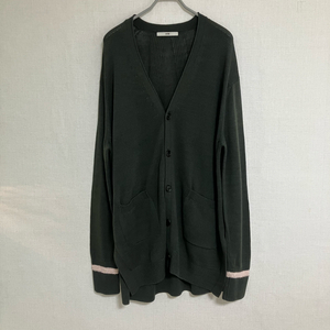 시스템 카키색 롱 가디건 (100)